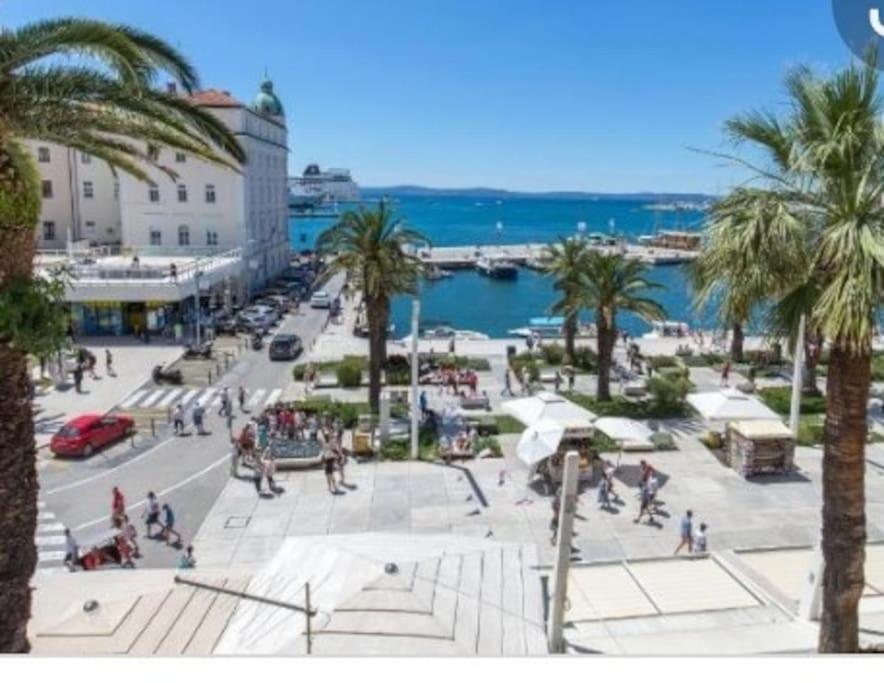 Bright And Colourful Apartment Luce -Sandy Beach Split Dış mekan fotoğraf